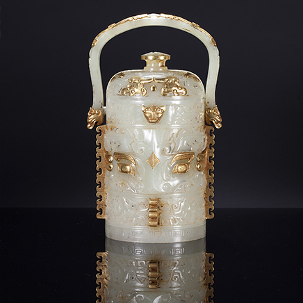 時代物 藏傳 多寶天珠項鏈 ネックレス【仁】極細工 手彫り 裝身具